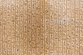 Egyptian hieroglyph`s character`s on stone Royalty Free Stock Photo