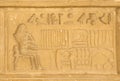 Egyptian hieroglyphics from saqqarah, cairo Royalty Free Stock Photo