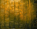 Egyptian hieroglyphics Royalty Free Stock Photo