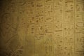 Egyptian Hieroglyphs Royalty Free Stock Photo