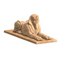 Egyptian human statue Royalty Free Stock Photo