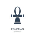 egyptian icon in trendy design style. egyptian icon isolated on white background. egyptian vector icon simple and modern flat Royalty Free Stock Photo