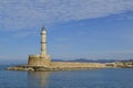 The Egyptian Lighthouse at Old Harbour, Chania, Crete, Greece