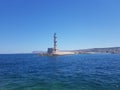 Egyptian lighthouse in the Venetian port of Chania