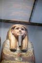 Ancient Egypt mummy in the museum of Vienna, Austria Royalty Free Stock Photo