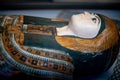 Ancient Egypt mummy in the museum of Vienna, Austria Royalty Free Stock Photo