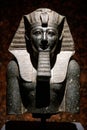 Egypt faraon mask statue in the museum of Vienna Royalty Free Stock Photo