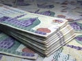 Egyptian money. Egyptian pound banknotes. 200 EGP pounds bills Royalty Free Stock Photo