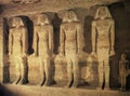 Egyptian mortuary temple of mycerinus Royalty Free Stock Photo
