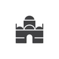Egyptian mosque vector icon Royalty Free Stock Photo
