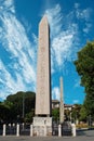 Egyptian Obelisk at Ancient Hippodrome in Istanbul Royalty Free Stock Photo