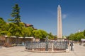 The Egyptian Obelisk at the Hippodrome in Sultanahmet, Istanbul, Turkey Royalty Free Stock Photo