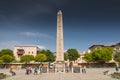 The Egyptian Obelisk at the Hippodrome in Sultanahmet, Istanbul, Turkey Royalty Free Stock Photo