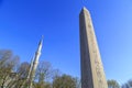 Egyptian obelisk in Istanbul. Ancient Egyptian obelisk of Pharaoh Tutmoses in Hippodrome square of Istanbul, Turkey Royalty Free Stock Photo