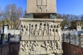 Egyptian obelisk in Istanbul. Ancient Egyptian obelisk of Pharaoh Tutmoses in Hippodrome square of Istanbul, Turkey Royalty Free Stock Photo