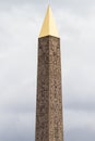 Egyptian Obelisk Paris Royalty Free Stock Photo