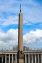 The Egyptian Obelisk,Vatican, Rome, Royalty Free Stock Photo