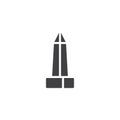 Egyptian Obelisk vector icon