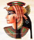 Egyptian Papyrus painting Royalty Free Stock Photo