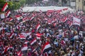 Egyptian People Protesting Against Muslim Brotherhood Royalty Free Stock Photo