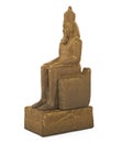 Egyptian Pharaoh Statue Isolated Royalty Free Stock Photo