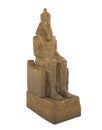 Egyptian Pharaoh Statue Isolated Royalty Free Stock Photo