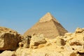 Egyptian pyramid Royalty Free Stock Photo