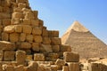 Egyptian pyramid Royalty Free Stock Photo