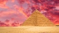 Egyptian pyramid Royalty Free Stock Photo