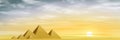 Egyptian Pyramids Royalty Free Stock Photo