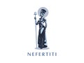 Egyptian Queen Nefertiti or Cleopatra. Royalty Free Stock Photo