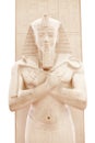Egyptian sculpture of a Pharaoh Royalty Free Stock Photo