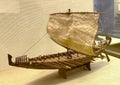 Egyptian Seagoing Ship Model 1500 B.C. Red Sea Africa Miniature Boat Education Display History Heritage Navigation Sailor Skill