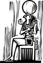 Egyptian Sitting Osiris