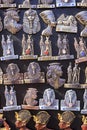 Egyptian souvenirs and statues in small shop ,Egypt. Royalty Free Stock Photo