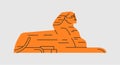 Egyptian sphinx concept