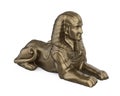 Egyptian Sphinx Statue Isolated Royalty Free Stock Photo