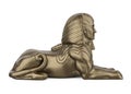 Egyptian Sphinx Statue Isolated Royalty Free Stock Photo