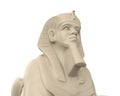 Egyptian Sphinx Statue Isolated Royalty Free Stock Photo