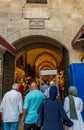 Egyptian Spice Market Entrance in Istanbul, Turkey.