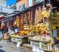 Egyptian Spice Market and Side Street Markets in Istanbul, Turkey.