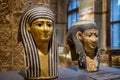 Egyptian statue in museum of Vienna Royalty Free Stock Photo