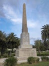 Egyptian style obelisk, park of Villa Torlonia, Nomentano, Rome, Italy