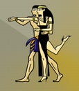 Egyptian Tango Dance Royalty Free Stock Photo