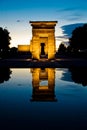 Egyptian temple vertical Royalty Free Stock Photo
