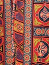 Egyptian Tent Fabric Pattern Royalty Free Stock Photo