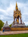 Egyptian themed sculptures at the Albert Memorial Royalty Free Stock Photo