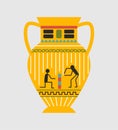 Egyptian vase concept