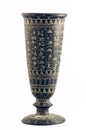 Egyptian vase engaved with hieroglyphs