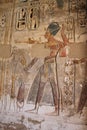 Egyptian wall paintings